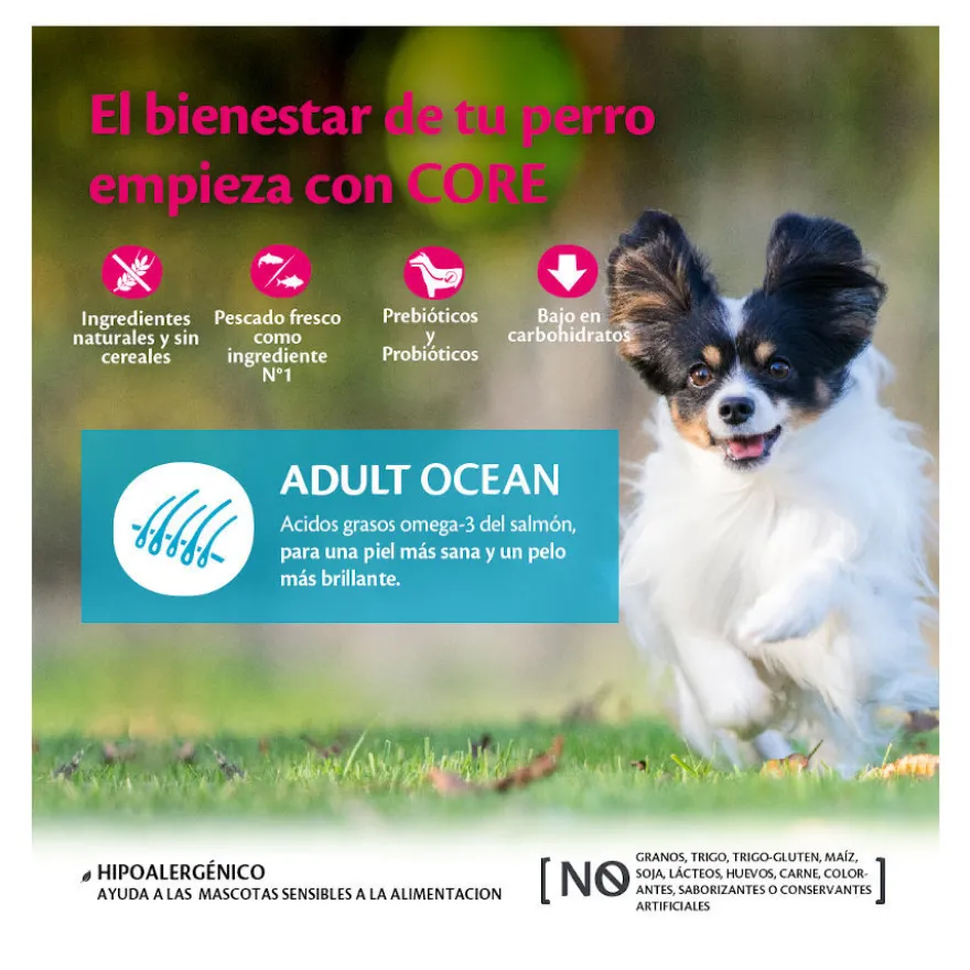 Wellness Core Adult Small Ocean Salmón y Atún pienso para perros