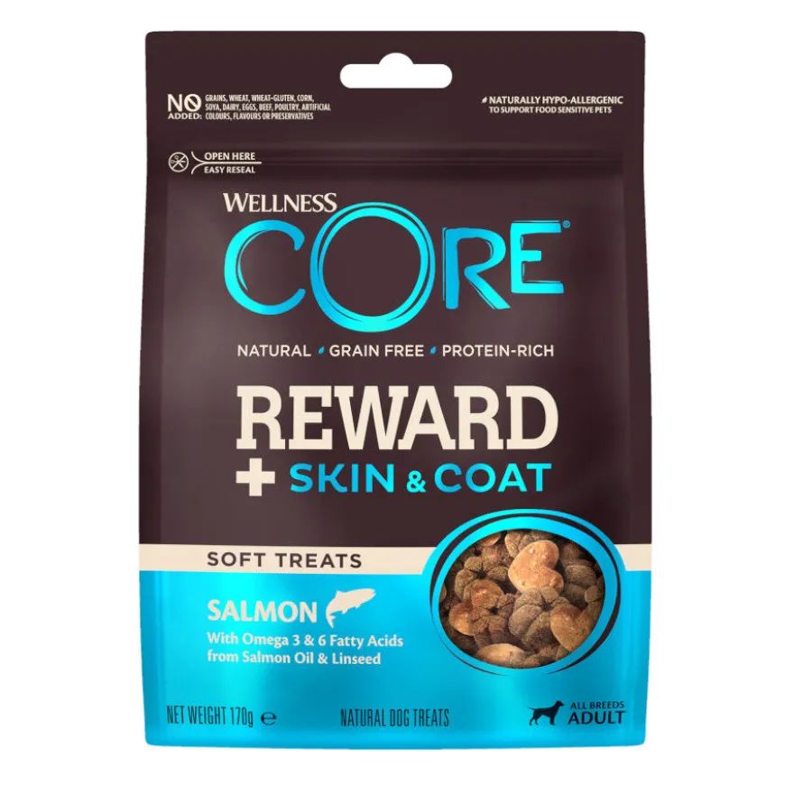 Wellness Core Bocaditos Reward+ Skin&Coat Salmón para perros