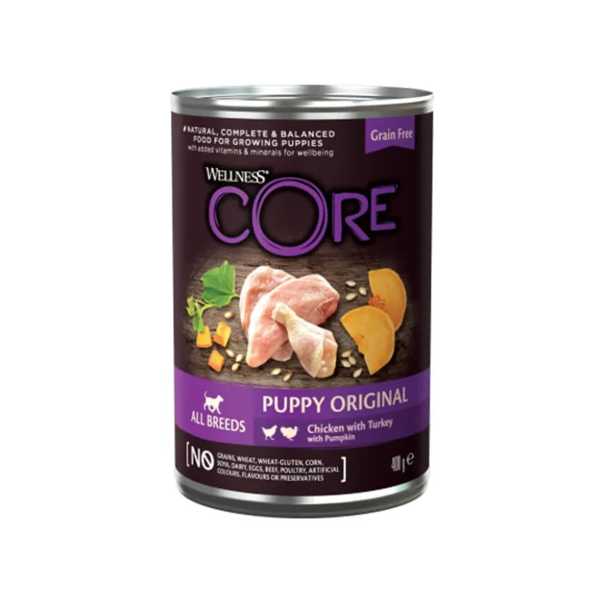 Wellness Core Pollo y Pavo Lata para cachorros