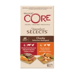 Wellness Core Signature Selects Chunky lata para gatos
