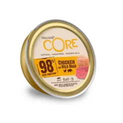 Wellness Core Single Protein Pollo y Jabalí tarrina para gatos