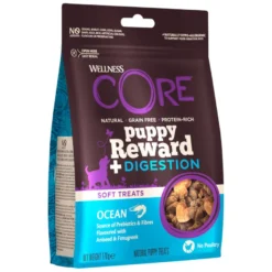 Wellness Core Snack Reward + Digestion Krill para perros
