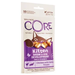 Wellness Core Snacks Pollo y Salmón para gatito
