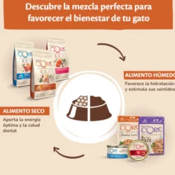Wellness Core Tender Cuts atún sobre en salsa para gatos