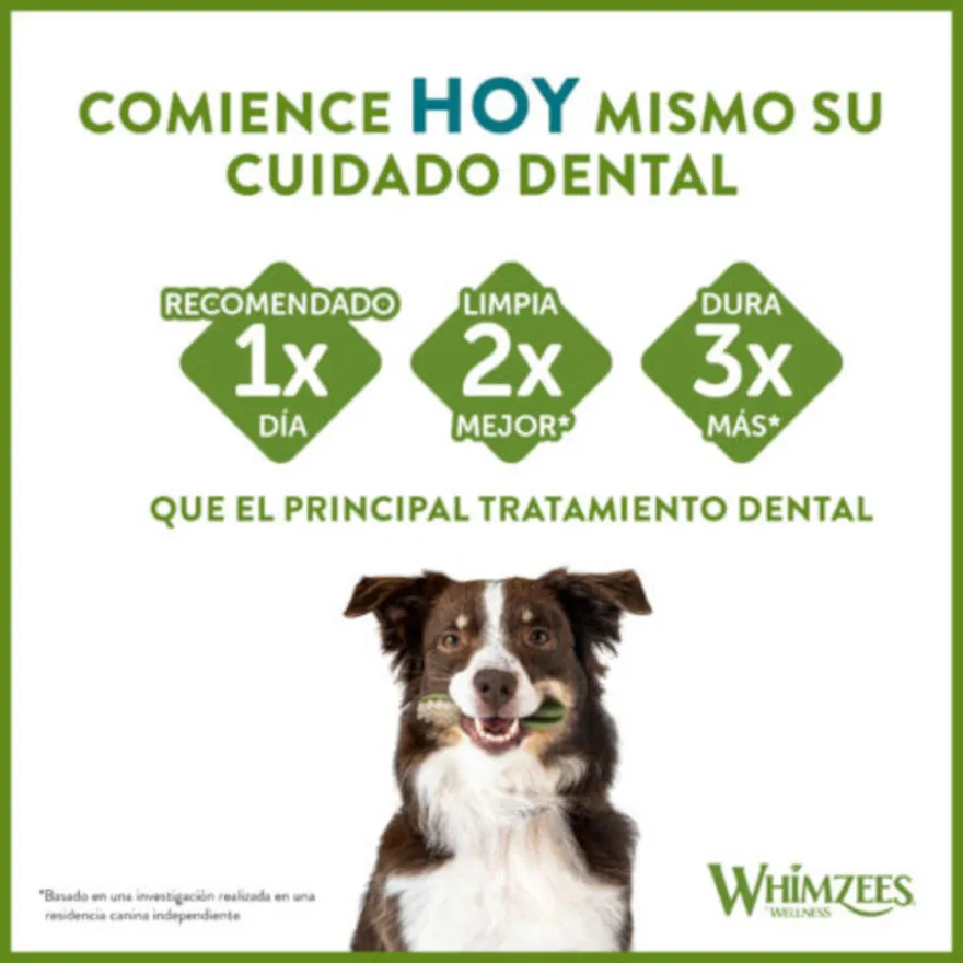Whimzees Snacks Dentales Cocodrilo para perros de razas grandes