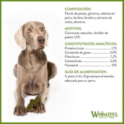 Whimzees Snacks Dentales Cocodrilo para perros de razas medianas