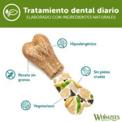Whimzees Snacks Dentales en Forma de Hueso para perros