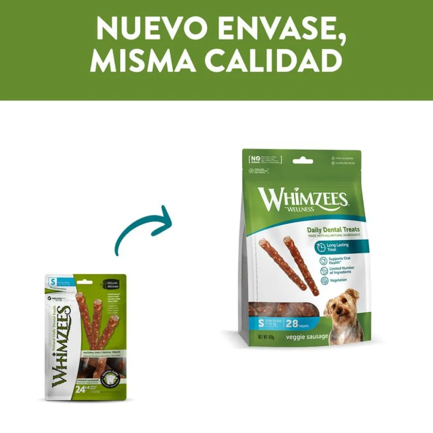 Whimzees Snacks Dentales Grain Free para perros