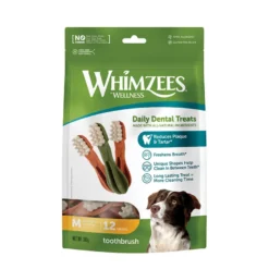 Whimzees Snacks Dentales para perros de razas medianas