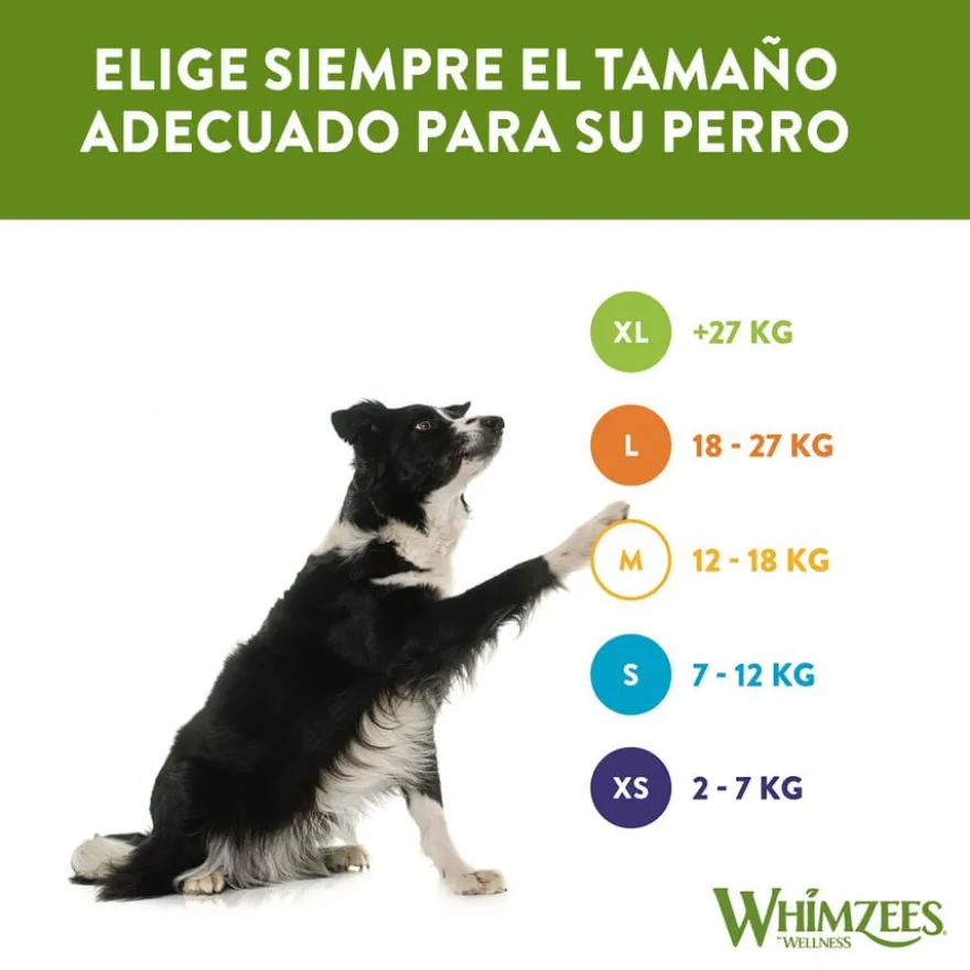 Whimzees Snacks Dentales para perros de razas medianas