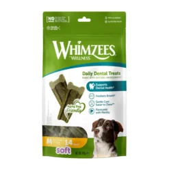 Whimzees Snacks Dentales Soft Value Bags M para perros
