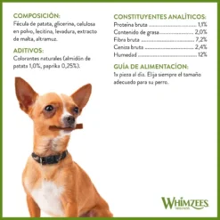 Whimzees Snacks Dentales Stix para perros de razas medianas