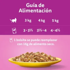 Whiskas Selección Aves Gelatina en Bolsita para Gatos Senior