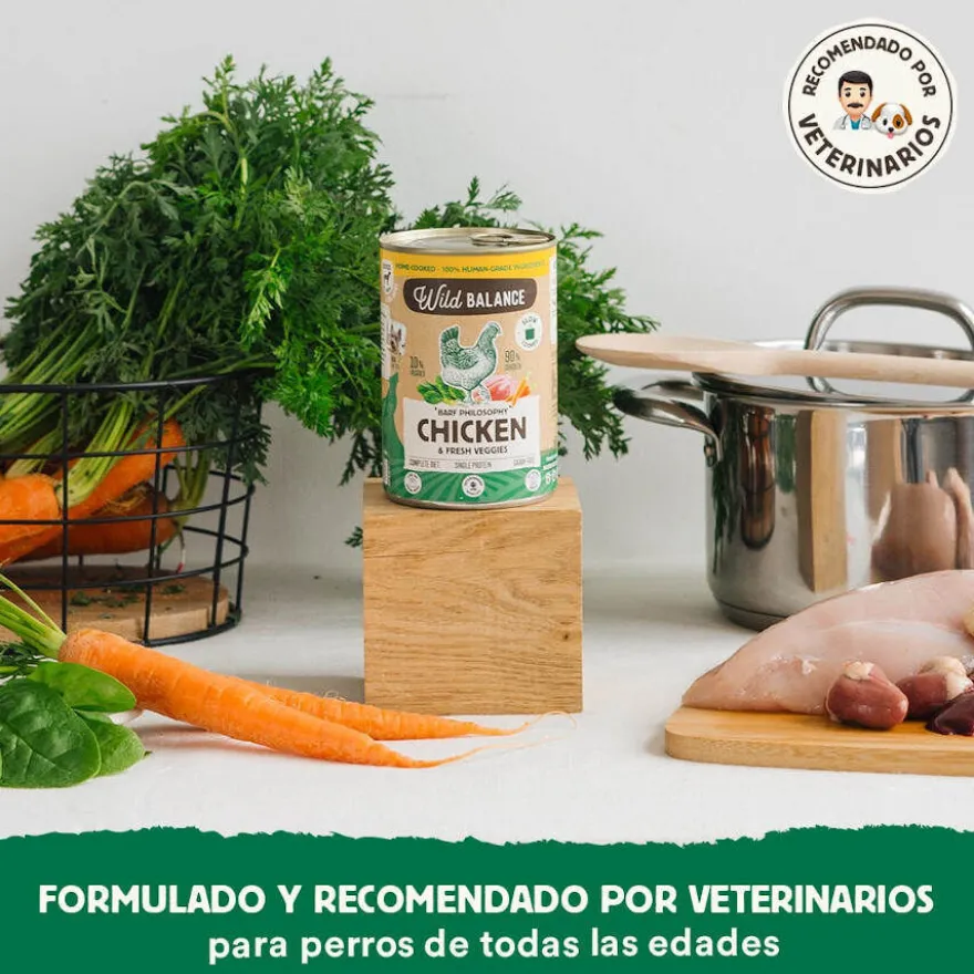 Wild Balance BARF Pollo y Vegetales lata para perros