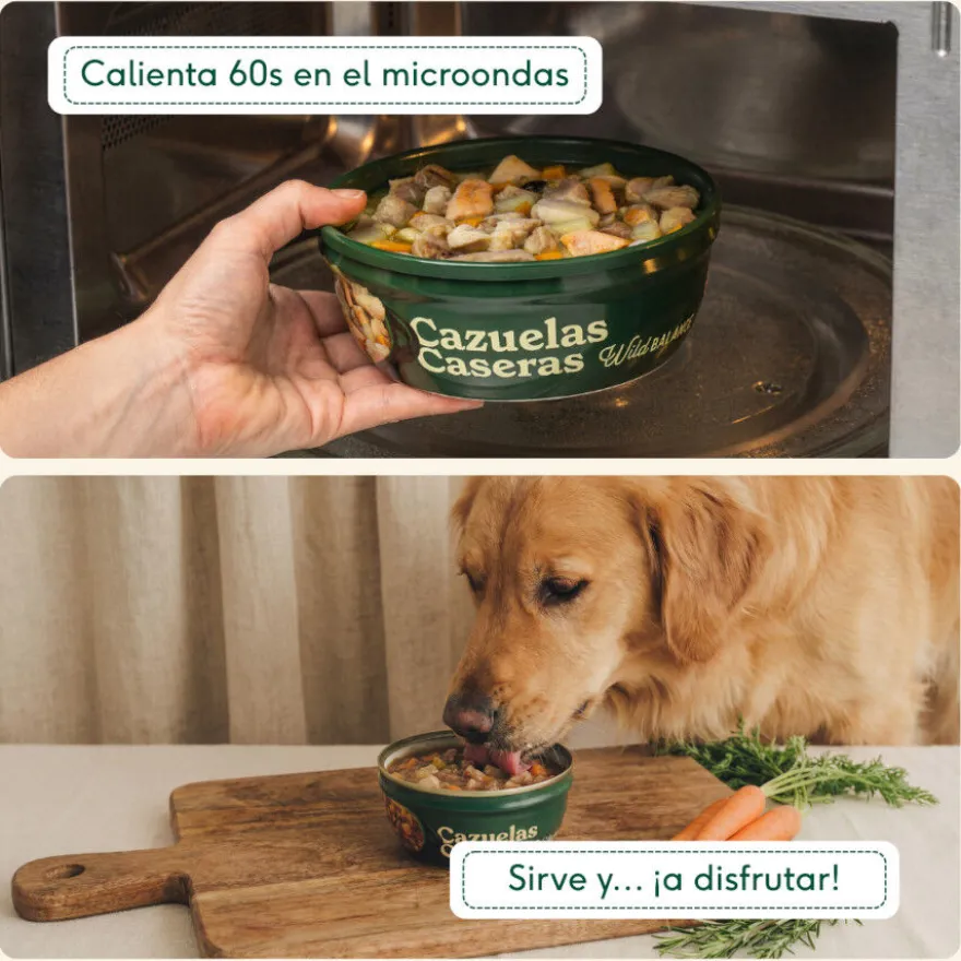 Wild Balance Cazuela Ternera y Piña lata para perros