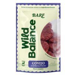 Wild Balance Menú Barf conejo con verduras comida congelada para perros