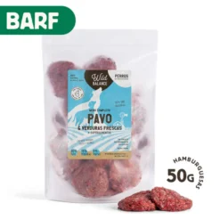 Wild Balance Menú Barf pavo con verduras comida congelada para perros