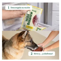 Wild Balance Menú Barf pollo y verduras comida congelada para perros