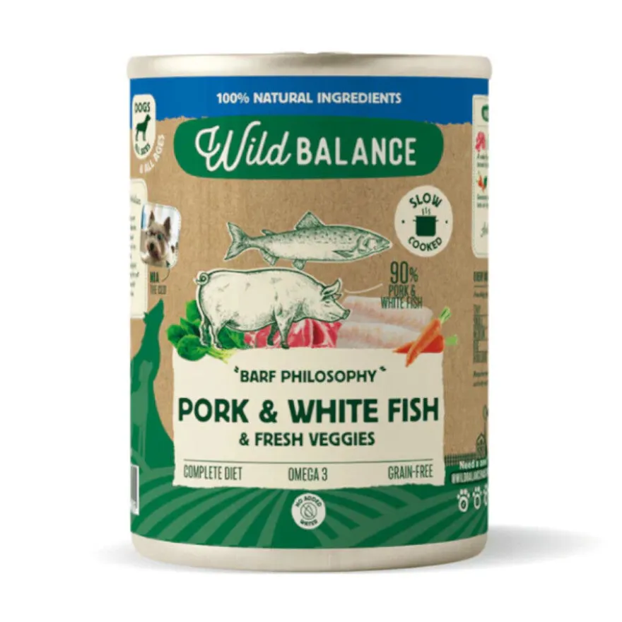 Wild Balance Merluza y Cerdo lata para perros