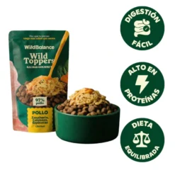 Wild Balance Toppers Pollo salsa para perros