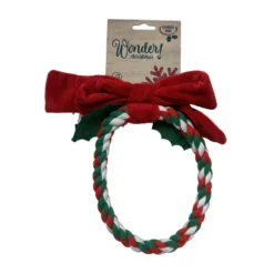 Wonder Christmas Anillo de Cuerda con Sonido juguete para perros