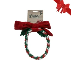 Wonder Christmas Anillo de Cuerda con Sonido juguete para perros