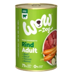Wow Food Adult Vacuno lata para perros