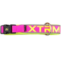 X-TRM Neon Flash Collar Fucsia para perros