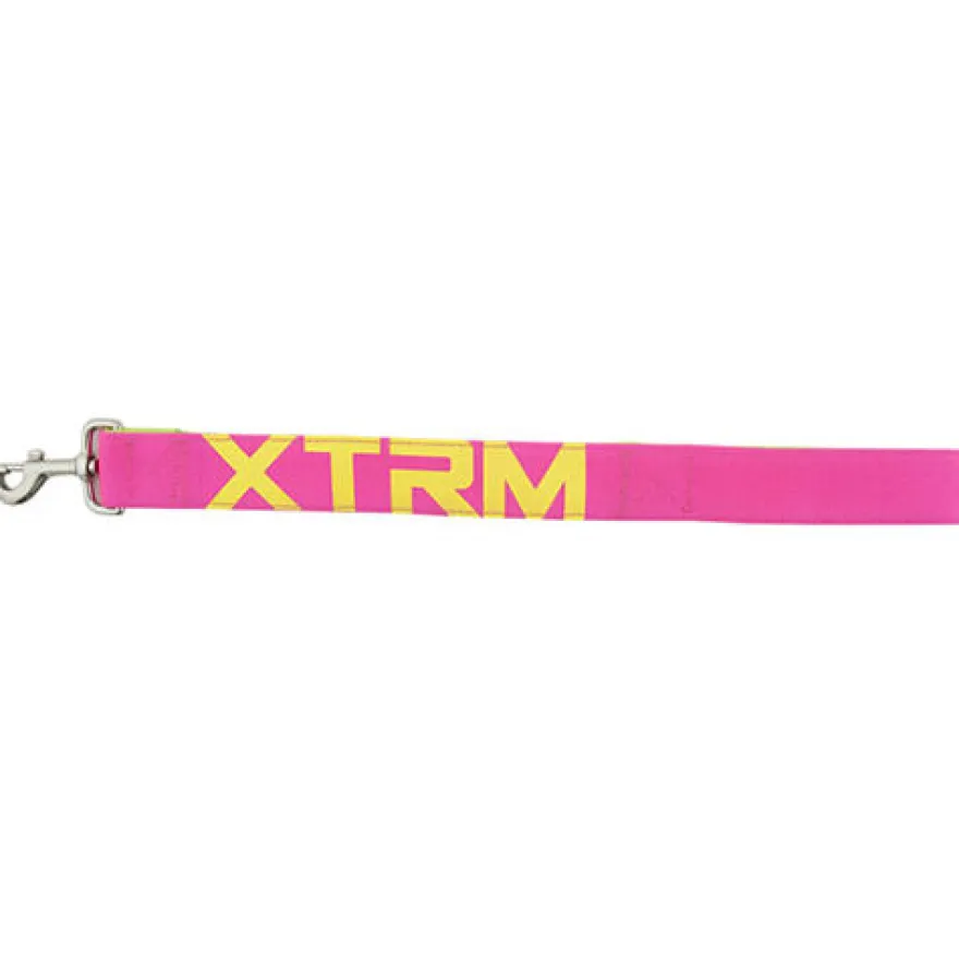 X-TRM Neon Flash Correa Corta Fucsia para perros