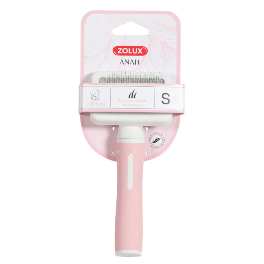 Zolux Anah Cepillo Slicker carda para gatos