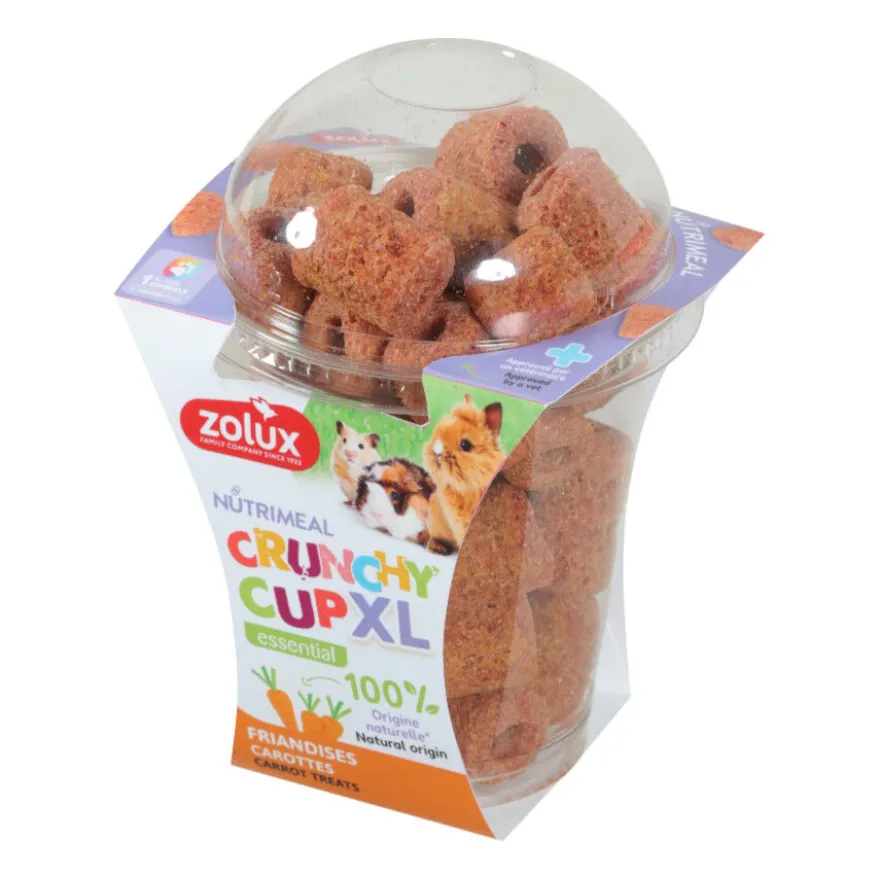 Zolux Zanahoria Nutrimeal Crunchy Cup XL para roedores